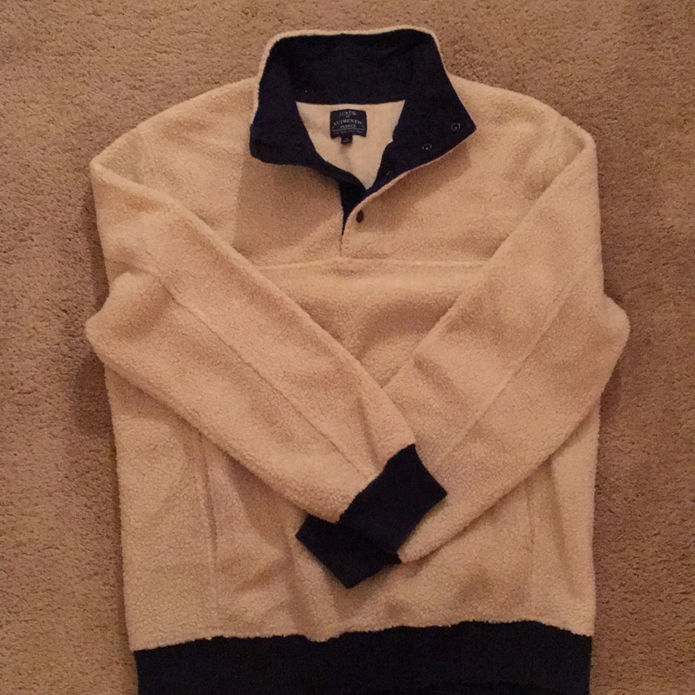J Crew Authentic fleece pullover